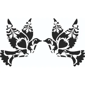 Kuş Desen Stencil EHH25 25x35cm